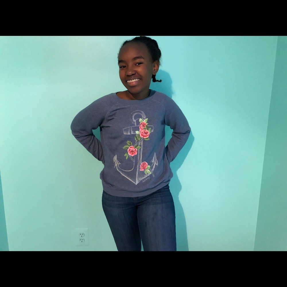 Floral sweatshirt